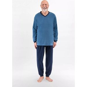 Martel Bogdan lange pyjama uit frottee katoen - warming pyjama, blauw XL