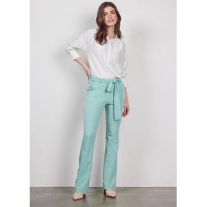 DIDI Dames Travel pants Paseo in Granite green maat 42