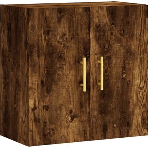 vidaXL - Wandkastx31x60 - cm - bewerkt - hout - gerookt - eikenkleurig