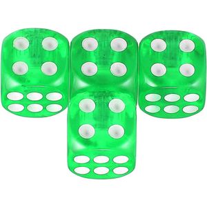 Provento - Set van 4 Groene Wieldoppen in Dobbelen Vorm voor Auto, Vrachtwagen, Motorfiets en Fiets