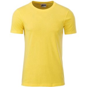 James and Nicholson - Heren Standaard T-Shirt (Geel/Geel)