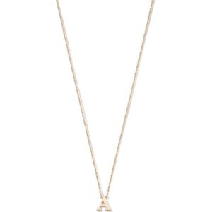 Isabel Bernard La Concorde Dames Ketting Goud - Roségoud (Letter T)