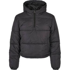 Urban Classics - Pull Over Gewatteerd jack - S - Zwart