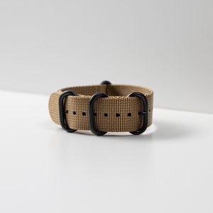 The Watch Lifestyle Store | Canvas horlogeband khaki 20 mm