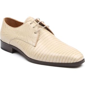 Melik Schoen Derby Canad Beige - Maat 41 - Heren - Nette schoenen