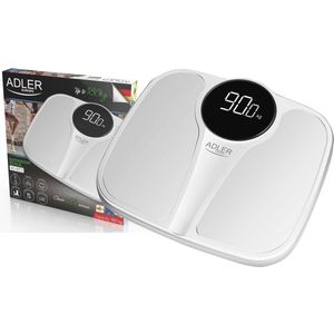 Badkamerweegschaal tot 180 kg met hoge nauwkeurigheid