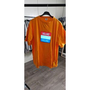 T-shirt oranje Holland LED koningsdag EK WK oranje dames oranje heren xxl