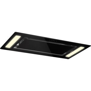 Klarstein Remy Plafondkap - Plafond- Of Onderbouwkap - 90 cm - EEK A - Luchtafvoer: 619 M³/H - 230 W - Touch Bediening Display - 3 Standen - LED-Verlichting: 2 X 5 W - Zwart