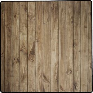 Offline - Speelmat: Wood Texture - 50x50 cm - Polyester