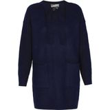 DreiMaster - Vintage - Gebreide Jurk - Navy - Kort/mini - Losse Pasvorm