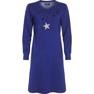 Irresistible Dames Nachthemd - Slaapkleed - Blauw - Maat L