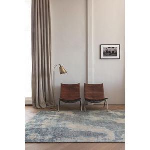 LIGNE PURE Erode – Vloerkleed – Tapijt – Handgetuft – wol – eco – modern – Blauw - 200x300