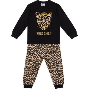 Fun2Wear - Pyjama Wild Child - Zwart - Maat 62 - Meisjes
