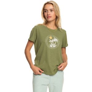 Roxy - Ocean After - T-shirt - Groen - Korte Mouwen - Dames