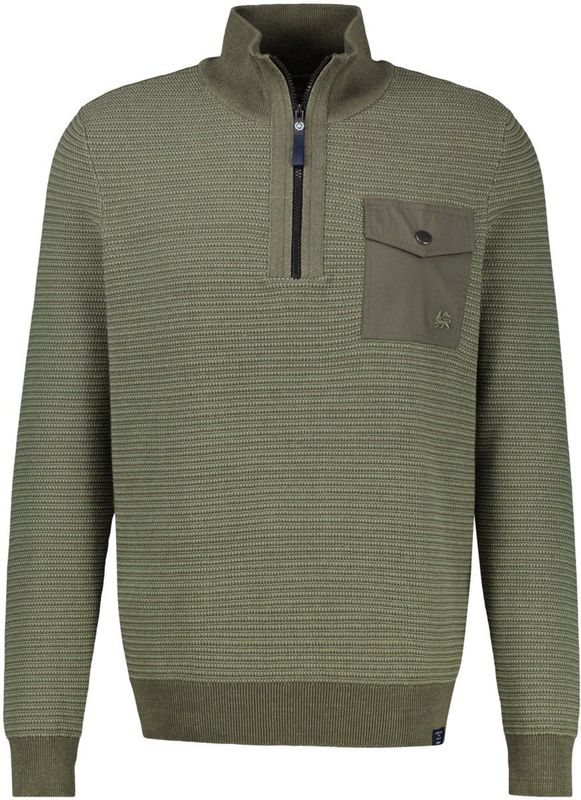 Lerros - Gebreide Troyer - Nordic Olive - Schipperstruien