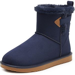 Neva - NV04 gevoerde dameslaars pvc blauw