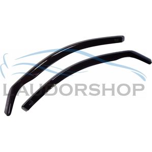 Zijwindschermen pasvorm tbv Daewoo Nexia - 5 deurs - set a 2 stuks donker getint windschermen pasvorm tbv voordeuren L+R merk Team Heko