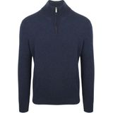 R2 Pullover Halfzip Weave Structure Navy - Maat M - Heren