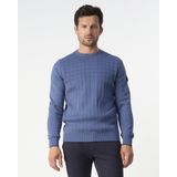 Campbell - Falcon - Sweater - Night Sky - Ronde Hals - Lange Mouw