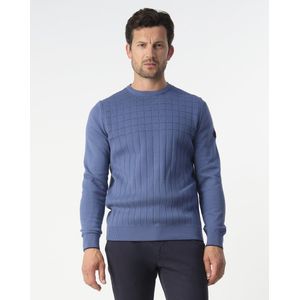 Campbell - Falcon - Sweater - Night Sky - Ronde Hals - Lange Mouw