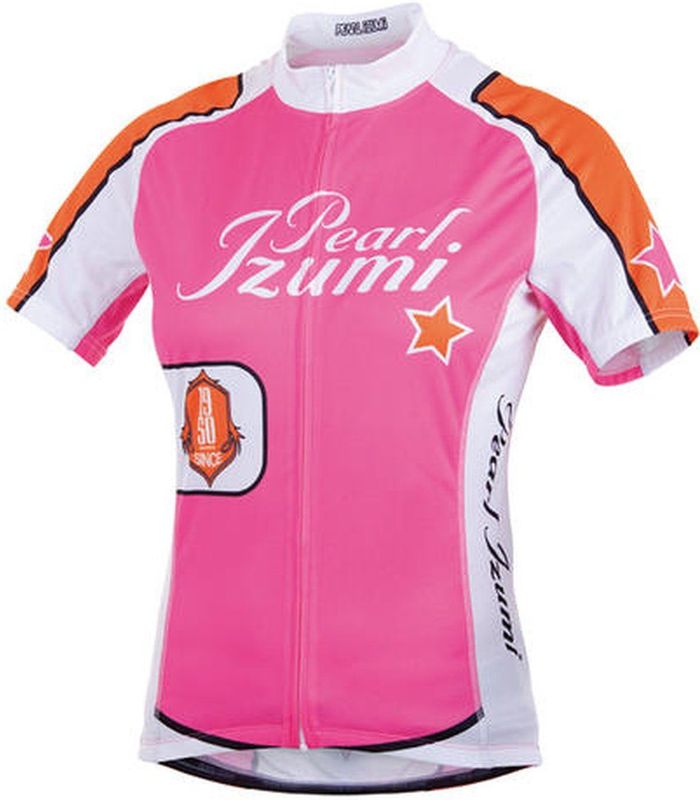 Pearl Izumi - Elite LTD EU - Fietsshirt - Roze - Korte Mouwen, Aangesloten Pasvorm
