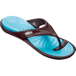 Dames teenslipper, licht blauw, maat 41