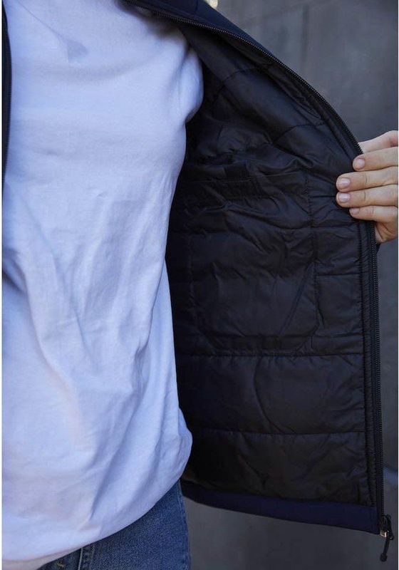 Clique - Padded Hoody - Softshell Jack - Zwart - Gewatteerd