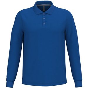 Kariban Polo lange mouwen K243 - Royal Blue - 4XL