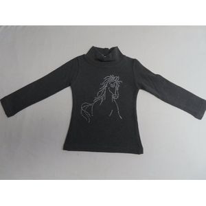 Trui - Coltrui - Meisje - Grijst - Paard - 3 jaar 98