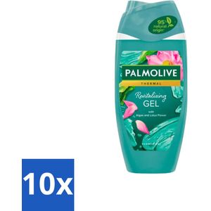 Palmolive - Thermal - Douchegel - Algen & Lotusbloem - Revitalising Gel - 250 ml - Bulkverpakking - 10 stuks