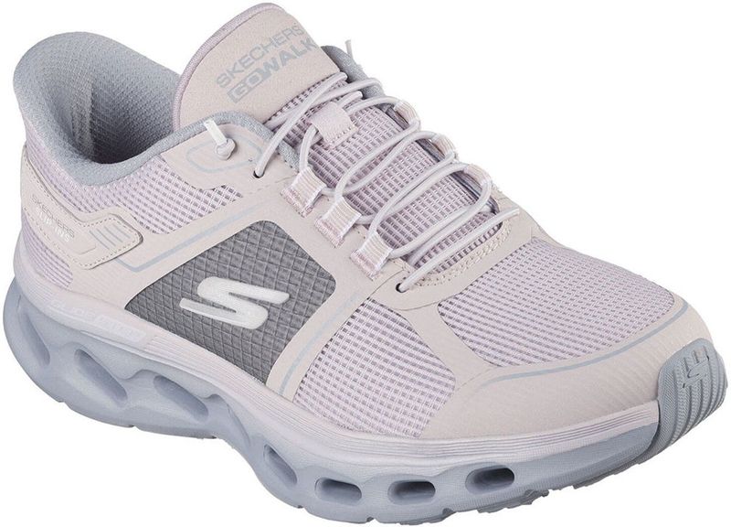 Skechers - Go Walk - Sneakers - Roze/Grijs - Vegan - Hands Free Slip-ins®