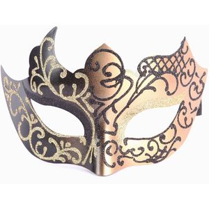 Prom masker ademende gezicht dance party party dress up gezicht dance masker, stijl 5