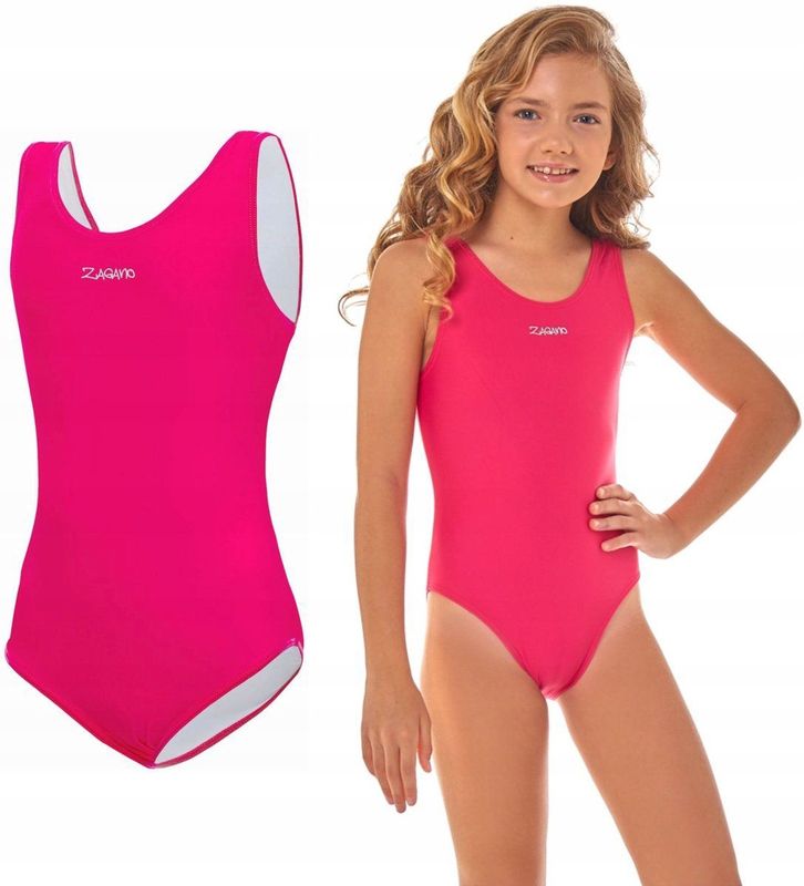 ZAGANO - Badpak Vrouwen - Maat 116 - Sneldrogende - Sport Badpak - Strandshort Vrouwen