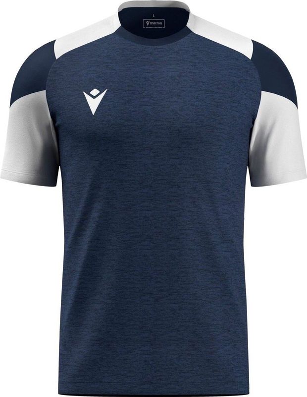 Macron - Glory Golem - Shirt - Marine / Wit - Korte Mouw