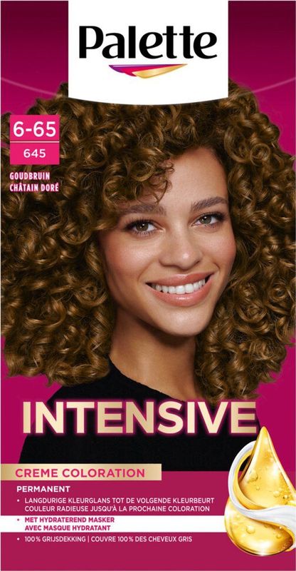 Poly Palette - Intensive Creme Permanente Haarkleuring - Goudbruin - 1 Stuk