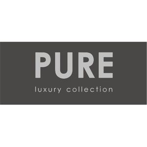 Pure Dekbedovertrek ""luxe zizag biezen/ borduursels"" - Groen - (240x200/220 cm) - Microfiber