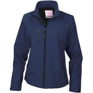 Result Dames/Dames La Femme® 2 Layer Base Softshell Ademend Windbestendig Jasje (Marineblauw)