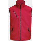Jobman 7502 Light Softshell Vest Rood maat XS