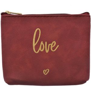 Clayre & Eef Toilettas Dames 13x1x10 cm Rood Synthetisch