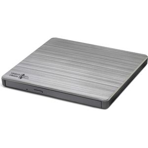 GP60 External DVD Drive Slim Portable DVD Burner-Writer-Player USB 2.0 8x Read-Write Speed for Laptop Windows Mac OS Silver