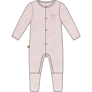 Frogs and Dogs - F&D Velours Baby Onesie | Sepia Roos - Katoen - Maat 74