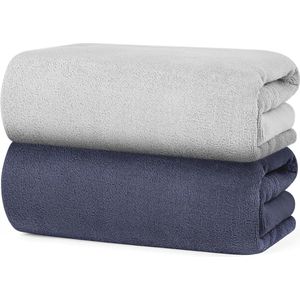 Goodivery ® Badhanddoek, 2 stuks badhanddoekenset, individuele badhanddoek, groot, microvezel, 70 x 140 cm