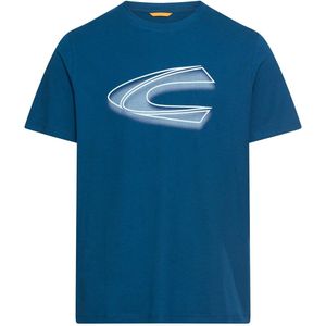 camel active T-Shirt met print - Maat menswear-XXL - Lichtblauw