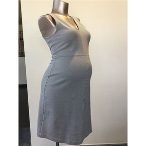 FRAGILE Zwangerschapsjurk V-hals, zonder mouw Size : XXL