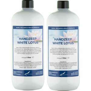 Handzeep White Lotus 1 liter - set van 2 stuks
