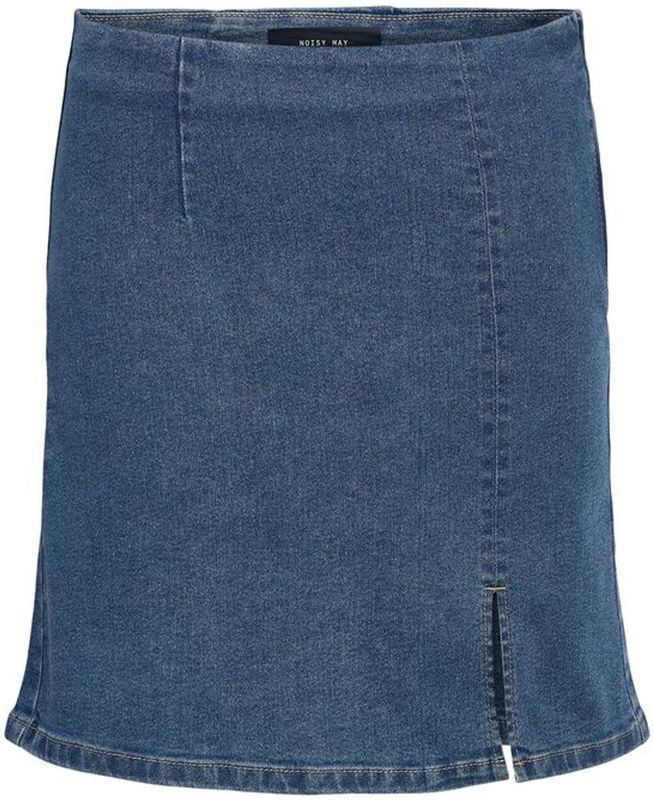 Noisy May - NMDEBBY - Korte Rok - Blauw - 75% Katoen, 18% Polyester, 6% Viscose, 1% Elastaan