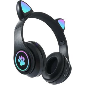 KINSI koptelefoon kinderen draadloos - Kinder Koptelefoon met Kattenoortjes - Multi-apparaat Compatibel