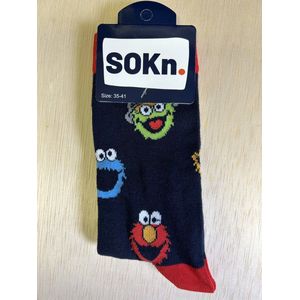 SOKn. Trendy sokken *SESAMSTRAAT* maat 35-41 (ook leuk om kado te geven !)