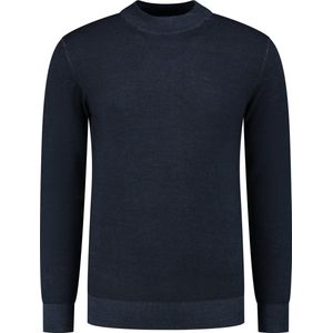 Mockneck Pullover Merino/Stretch Navy (7.22.508.502 - 012)