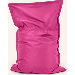 Drop & Sit - zitzak/zitkussen - robuust nylon - fuchsia - 100 X 150 cm - voor binnen en buiten - verkrijgbaar in verschillende kleuren